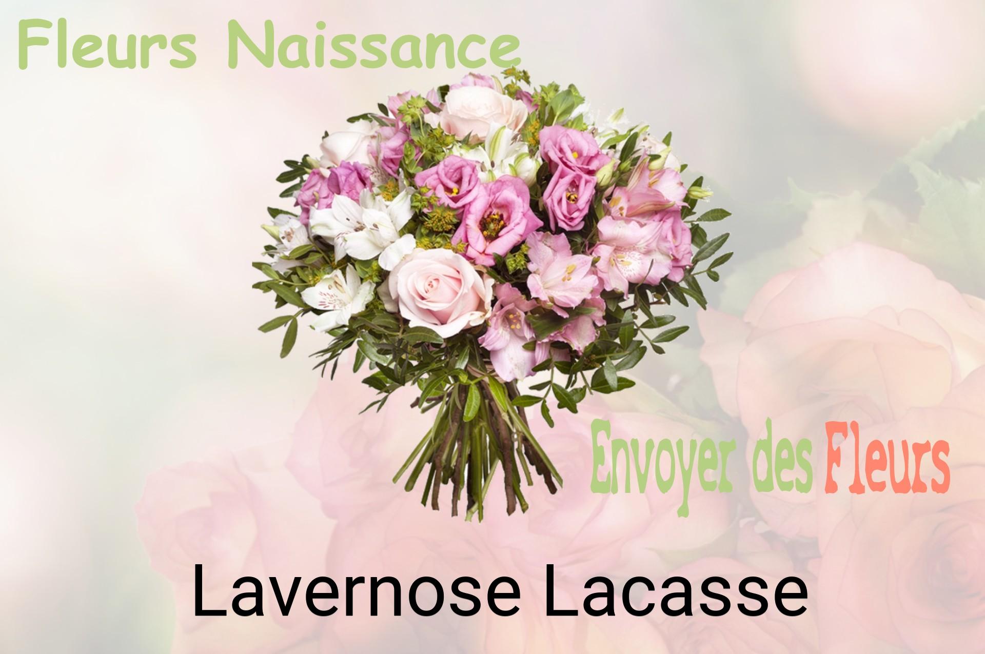 Bouquet de fleurs de naissance livré à Lavernose-Lacasse